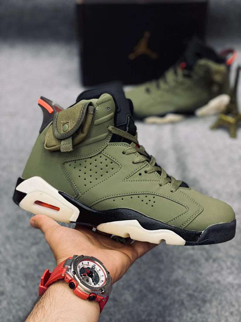 AJ6 Travis Scott Olive Green Global bazar